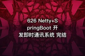 626 Netty+SpringBoot 开发即时通讯系统 完结