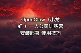 OpenClaw（小龙虾 ）一人公司训练营 安装部署 使用技巧 - getfromcode