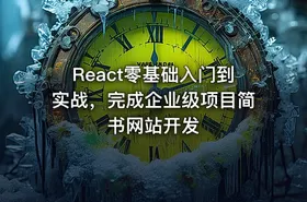 React零基础入门到实战，完成企业级项目简书网站开发