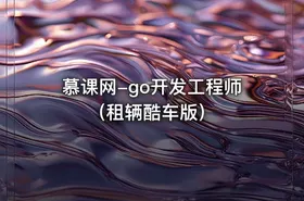 慕课网-go开发工程师（租辆酷车版） - getfromcode