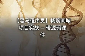【黑马程序员】畅购商城项目实战 - 带源码课件