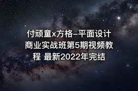 付顽童x方格-平面设计商业实战班第5期视频教程 最新2022年完结