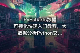 PyEcharts数据可视化快速入门教程，大数据分析Python交互绘图实用利器