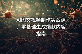 AI图文视频制作实战课 ，零基础生成爆款内容指南 - getfromcode