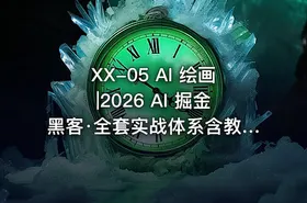 XX-05 AI 绘画|2026 AI 掘金黑客·全套实战体系含教程+工具+指令+赠品 - getfromcode