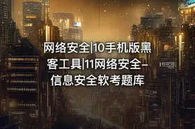 网络安全|10手机版黑客工具|11网络安全-信息安全软考题库