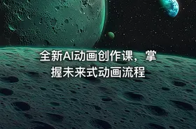 全新AI动画创作课，掌握未来式动画流程 - getfromcode