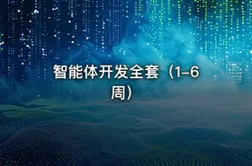 智能体开发全套（1-6周）