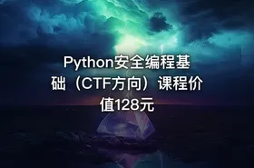 Python安全编程基础（CTF方向）课程价值128元