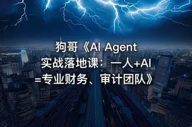 狗哥《AI Agent实战落地课：一人+AI=专业财务、审计团队》