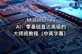 MidJourney AI：零基础直达高级的大师班教程（中英字幕） - getfromcode