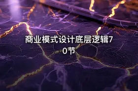商业模式设计底层逻辑70节