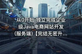 从0开始 独立完成企业级Java电商网站开发(服务端)【完结无密升级版】