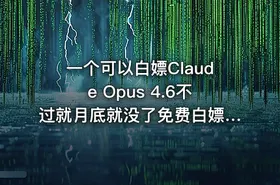 一个可以白嫖Claude Opus 4.6不过就月底就没了免费白嫖7天500次 - getfromcode