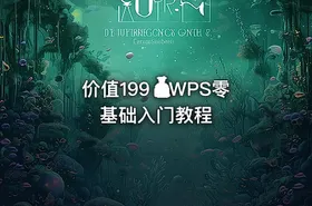 价值199💰WPS零基础入门教程
