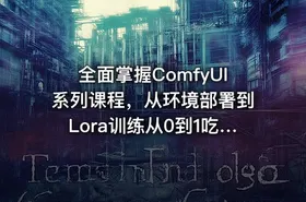 全面掌握ComfyUI系列课程，从环境部署到Lora训练从0到1吃透ComfyUI，轻松实现商业实战变现|网赚金库 热门 兼职项目 全面掌握ComfyUI系列课程，从环境部署到Lora训练从0到1吃透ComfyUI，轻松实现商业实战变现 - getfromcode