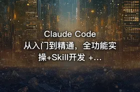 Claude Code从入门到精通，全功能实操+Skill开发 +企业级插件