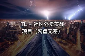 TL - 社区外卖实战项目（网盘无密）