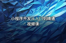小程序开发从入门到精通视频课