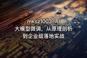 mksz1003-AI大模型微调，从原理剖析到企业级落地实战