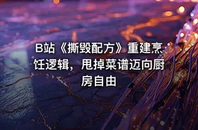 B站《撕毁配方》重建烹饪逻辑，甩掉菜谱迈向厨房自由