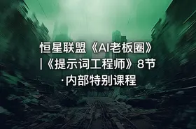 恒星联盟《AI老板圈》|《提示词工程师》8节·内部特别课程 - getfromcode
