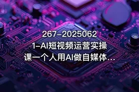 267-20250621-AI短视频运营实操课一个人用AI做自媒体更多资源 - getfromcode
