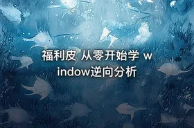 福利皮 从零开始学 window逆向分析