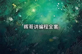 晖哥讲编程全套