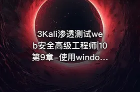3Kali渗透测试web安全高级工程师|10第9章-使用windows和linux客户端进行渗透的审计