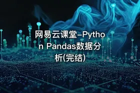 网易云课堂-Python Pandas数据分析(完结)
