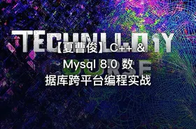 【夏曹俊】C++ & Mysql 8.0 数据库跨平台编程实战 - getfromcode