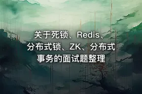 关于死锁、Redis、分布式锁、ZK、分布式事务的面试题整理