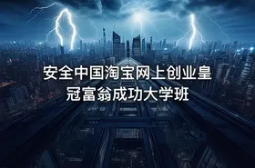 安全中国淘宝网上创业皇冠富翁成功大学班