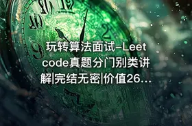 玩转算法面试-Leetcode真题分门别类讲解|完结无密|价值266