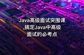 Java高级面试突围课 ,搞定Java中高级面试的必考点