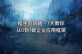程序员鸡翅 -7天教你从0到1做企业应用框架