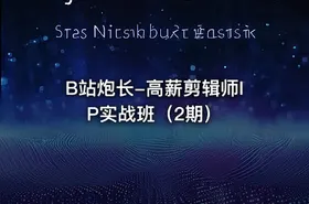 B站炮长-高薪剪辑师IP实战班（2期）