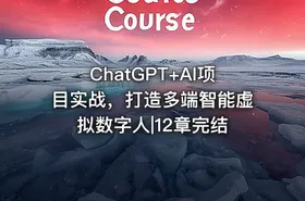 ChatGPT+AI项目实战，打造多端智能虚拟数字人|12章完结