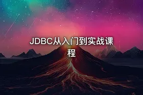 JDBC从入门到实战课程