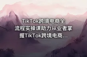 TikTok跨境电商全流程实操课助力从业者掌握TikTok跨境电商运营核心技能高效开展业务 - getfromcode