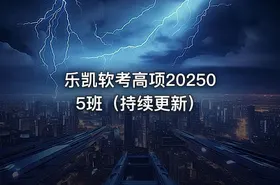 乐凯软考高项202505班（持续更新）