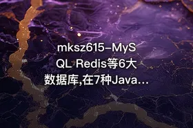 mksz615-MySQL Redis等6大数据库,在7种Java业务中的选型与调优