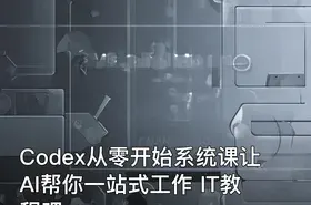 Codex从零开始系统课让AI帮你一站式工作 IT教程吧