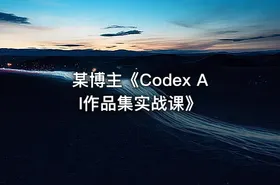 某博主《Codex AI作品集实战课》