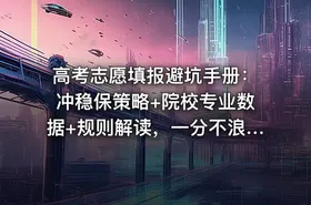 高考志愿填报避坑手册：冲稳保策略+院校专业数据+规则解读，一分不浪费 - getfromcode