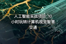 人工智能实战项目_10小时玩转计算机视觉智慧交通 - getfromcode