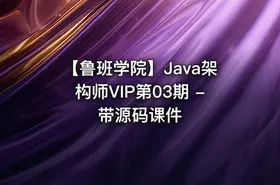 【鲁班学院】Java架构师VIP第03期 - 带源码课件