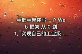 手把手带你写一个 Web 框架 从 0 到 1，实现自己的工业级 Web 框架 - getfromcode