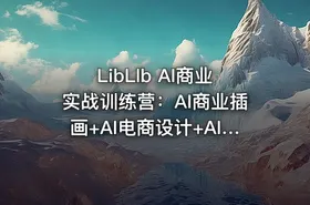 LibLIb AI商业实战训练营：AI商业插画+AI电商设计+AI图像精修+COMFY UI工作流+AI+PS高级合成
